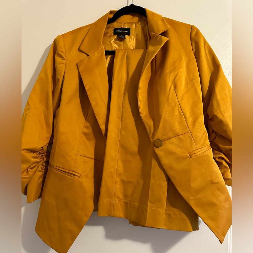 Yellow Pant Suit